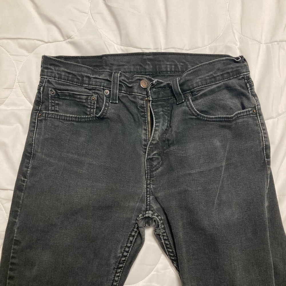 Levi’s 512 black slim straight mens 32w32l jeans